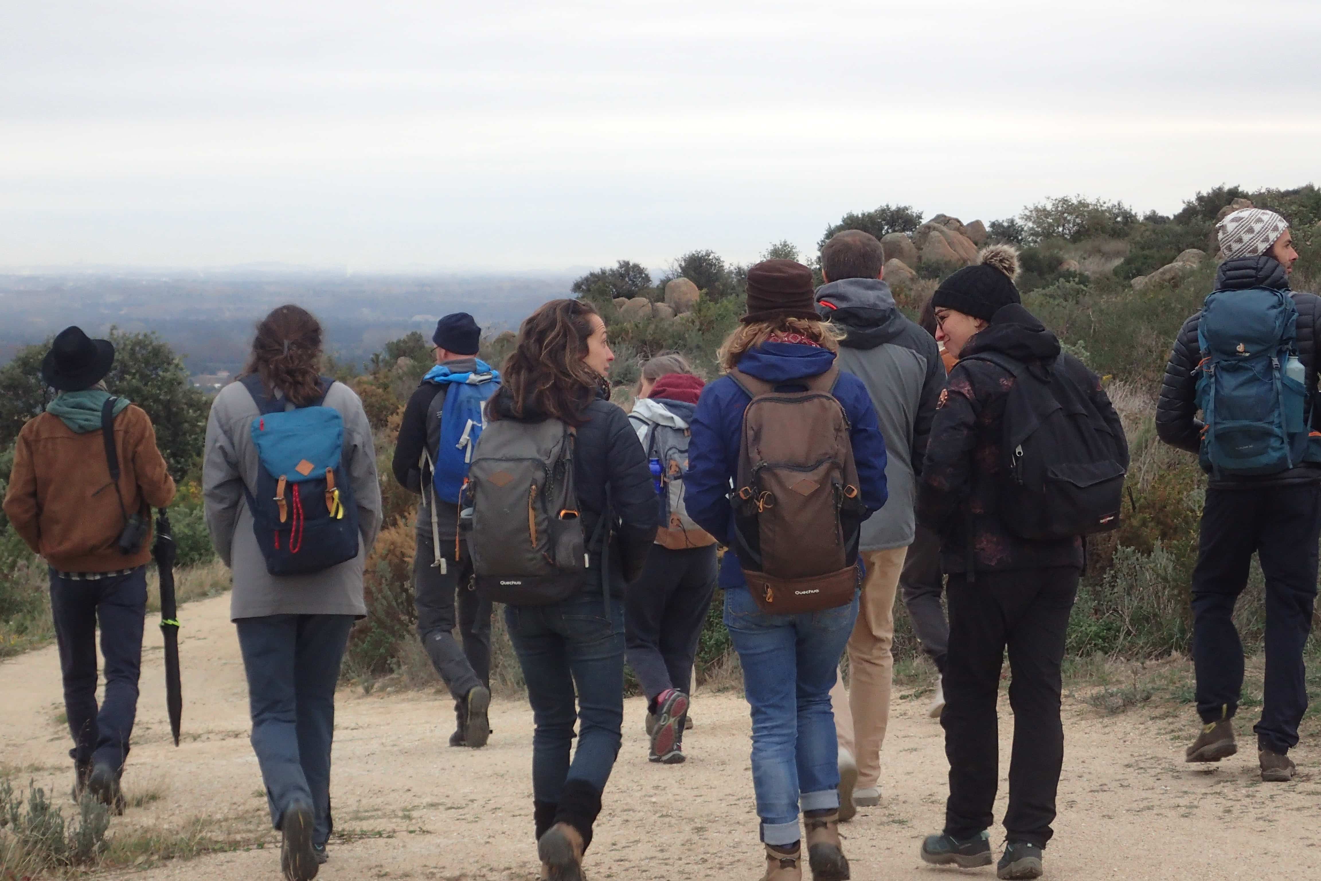 Groupe dehors lors des Tramontagnes