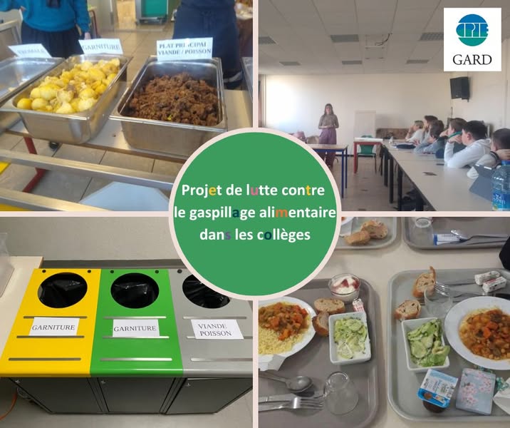 Projet de lutte contre le gaspillage alimentaire dans les collèges