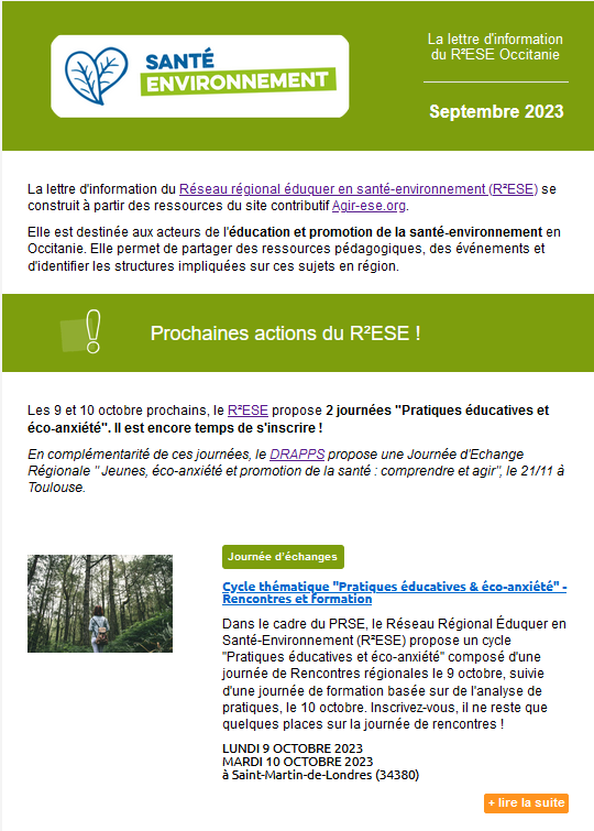lettre d'info septembre 