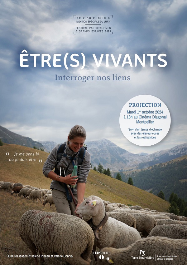 Affiche du film Etre(s) Vivants : Bergère en estive "je me sens là où je dois être"